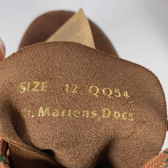 Dr. Martens Repello Calf Suede Boots Men's Size 13 Brown Tan NIB NEW - Picture 12 of 14